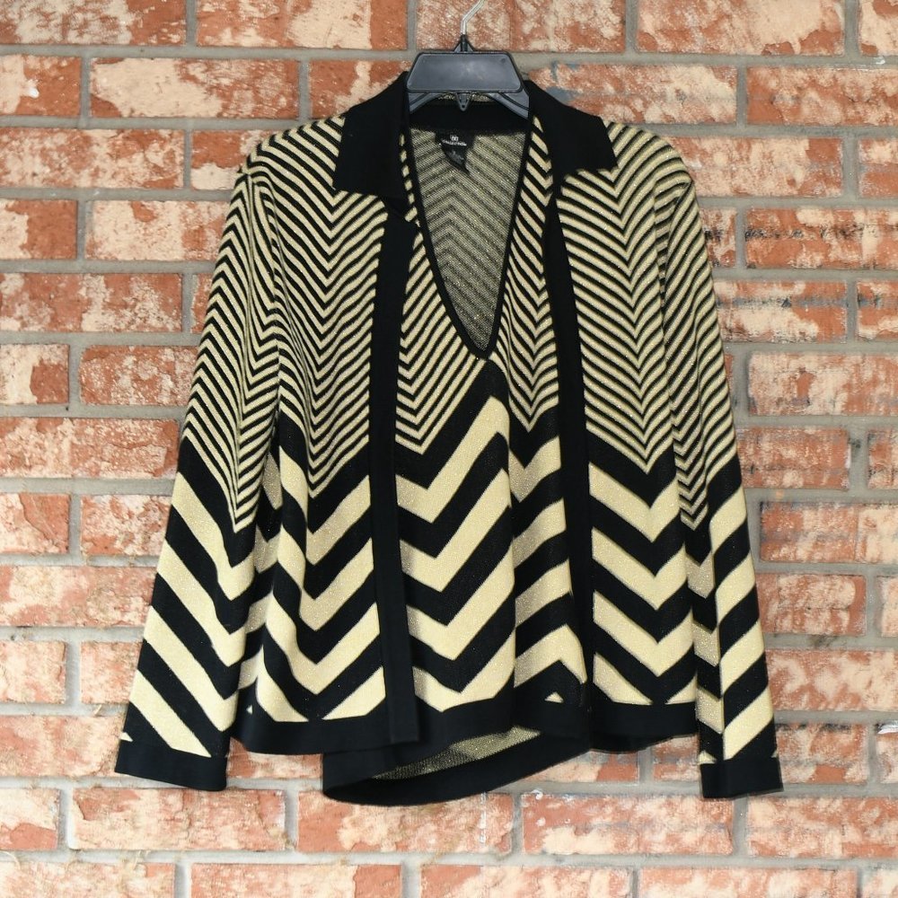 Doncaster Collection Silk Halter Top and Matching Sweater